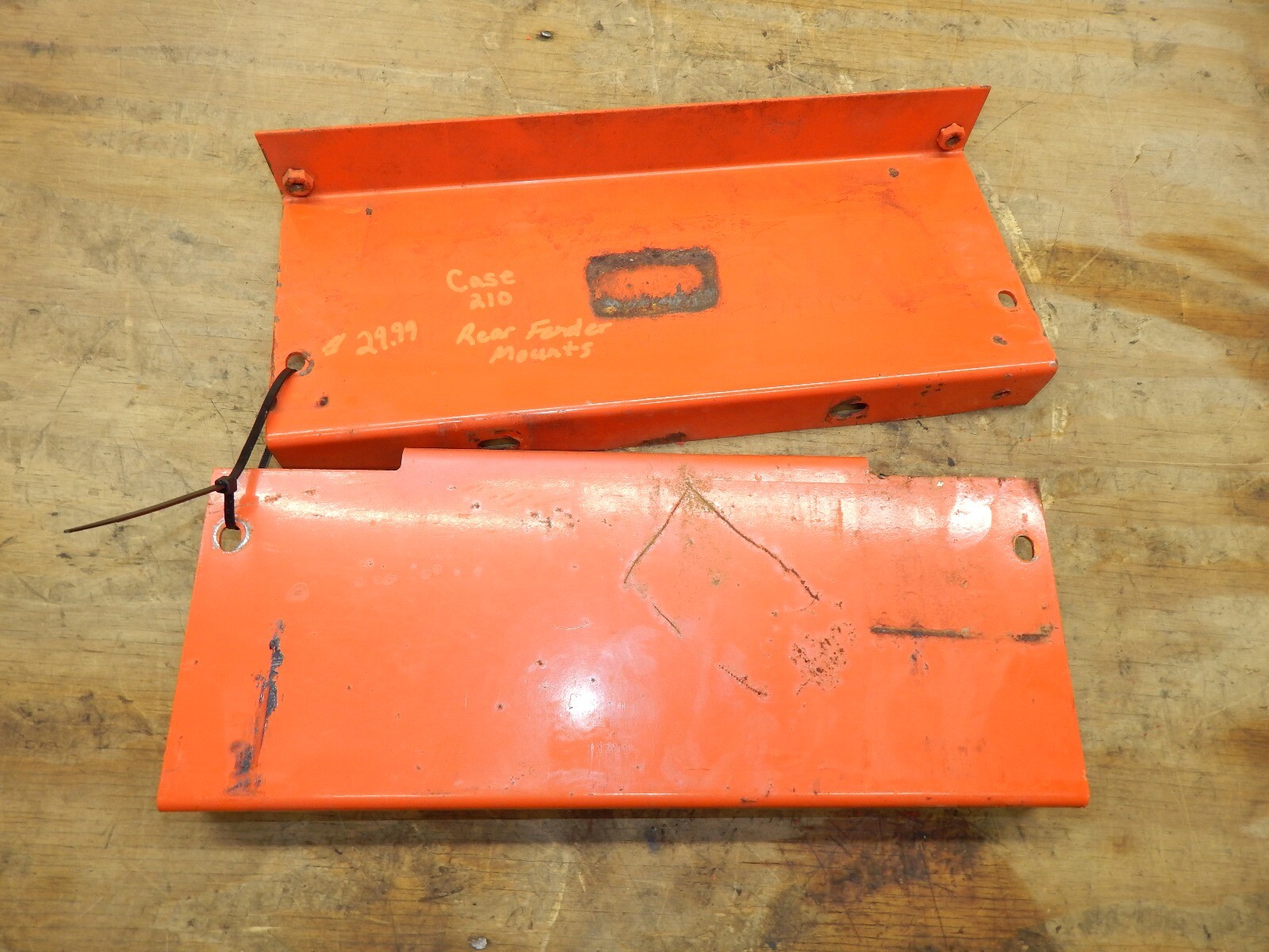 case-210-garden-tractor-rear-fender-mounts-ebay