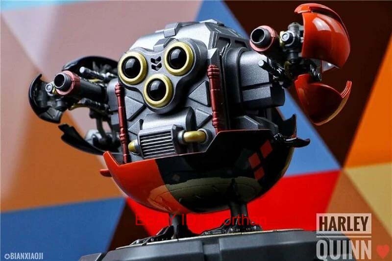Fan Made WAZZUP FAMILY Q-MECH Harley Quinn Chick 13cm Metal Shell