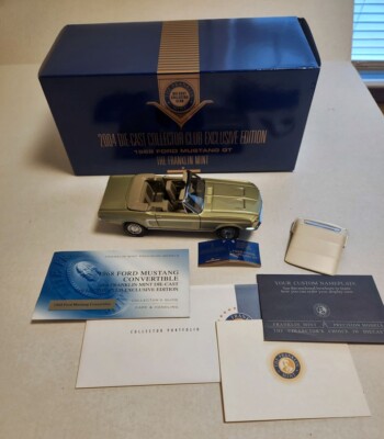 Franklin Mint 1968 Ford Mustang GT Convertible Limited Edition 1