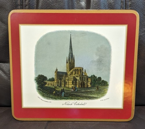 Vintage Pimpernel Set of 14 Place Mats & Coasters - English Cathedrals - Picture 9 of 23