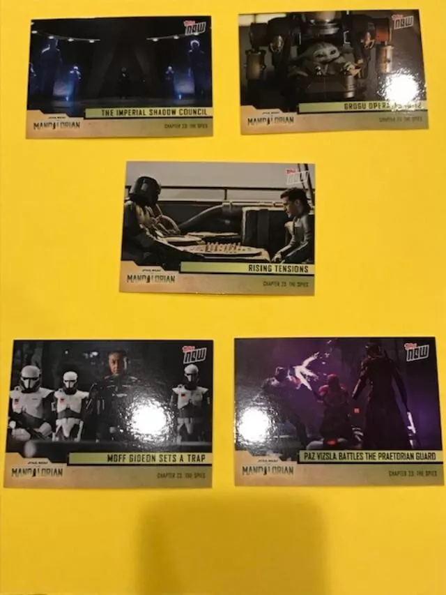 2023 TOPPS NOW® Star Wars: The Mandalorian Season 3 Episode 2 - 5 Card Set  - PR: 829