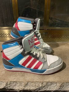 adidas neo white pink