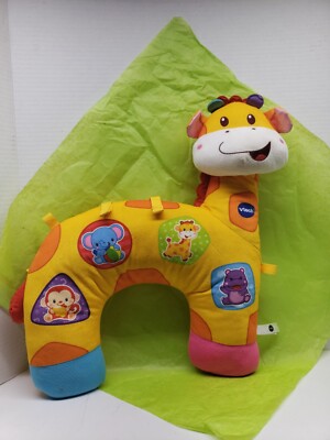 Pre-Owned VTech Baby Toy Tummy Time Discovery Pillow No Attachments Colorful