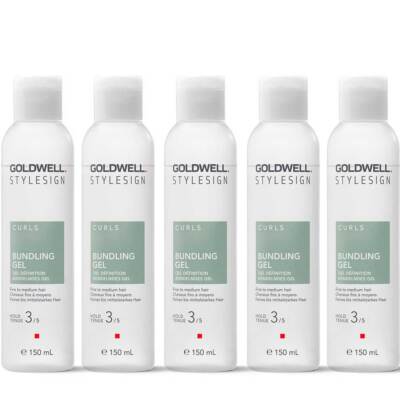 5x Goldwell Stylesign Curls Bündelndes Gel je 150ml - ehemals Curl Splash