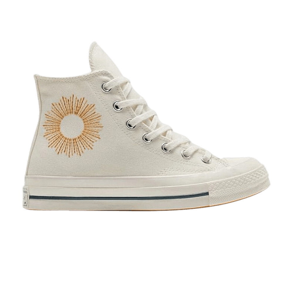 Converse Chuck Taylor All Star 70 High Top Sneakers in White Gold A02866C