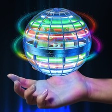 Flying Ball mit LED Hover Bumerang UFO Hoverball Spinner Mini Drohne Flugball DE
