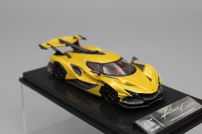 SCA 1/64 Scale Apollo Intensa Emozione IE Yellow Diecast Car Model Toy Gift