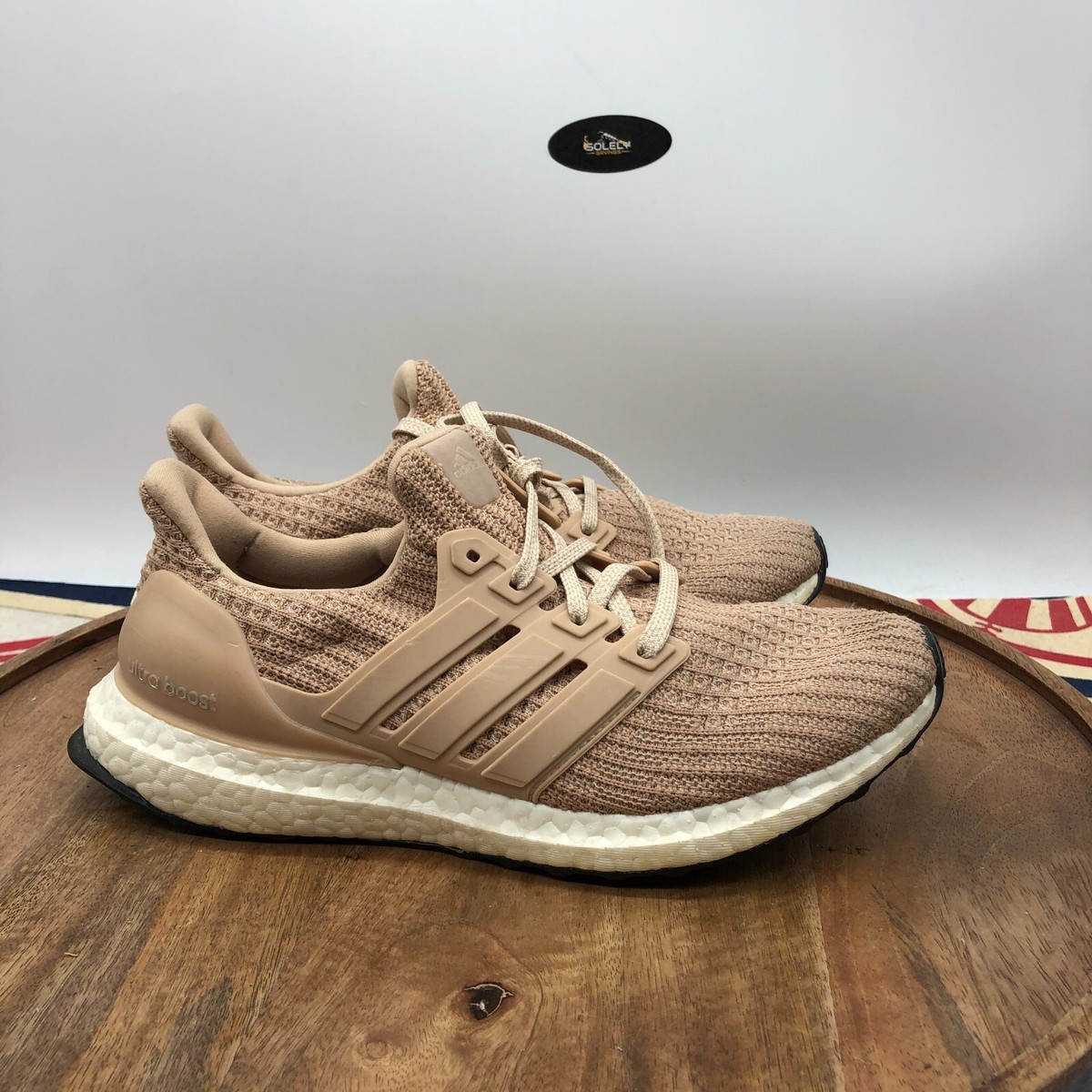 Beige Adidas Ultra Boost Laceless Ash Pearl Adidas Ultra Boost