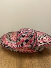 Handmade, Sri Lankan, Country Hat. Sombrero Style. Colourful Hats