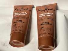 2 -Shea Moisture Whole Body Deo Cream Coconut  Hibiscus Deodorant Aluminum Free