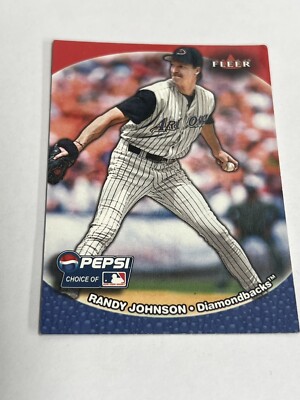 Randy Johnson 2003 Fleer Pepsi Minis #3 HOF Baseball Card The Big Unit