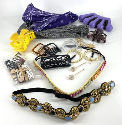 Lot of Various Hair Accessories...didn't work with my fine hair