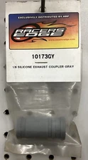 Racers Edge 10173GY 1/8 silicone exhaust coupler gray