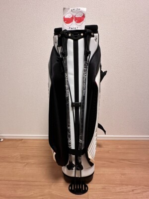 Mercedes-Benz Stand Golf Club Bag Caddie Caddy White Navy 9.0 For