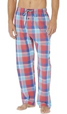 POLO Ralph Lauren Bennet Blue Red Plaid Men's M Medium Woven Cotton Pajama Pants