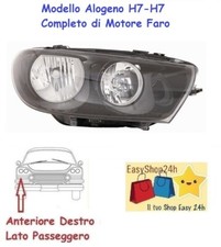 FARO ANTERIORE DX H7 H7 PER VOLKSWAGEN SCIROCCO 2008 2014 FANALE PROIETTORE