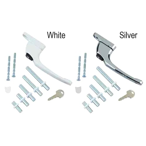 UPVC Universal Locking Door Handles Window Handle Double Glazing Latch Locks - Picture 2 of 10