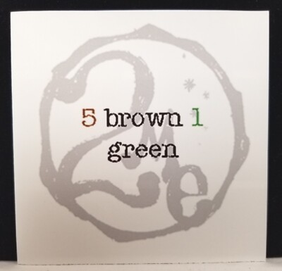 2me: RARE DEBUT Album 5 Brown, 1 Green Music CD 2004 Folk Rock N Roll, Acoustic