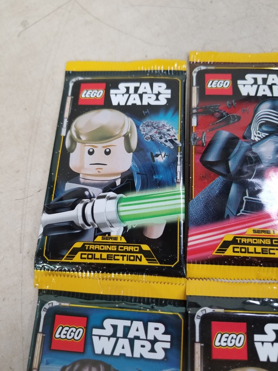 Lot of 4 - LEGO Star Wars - Series 1 Trading Cards Sealed Packs | eBay
