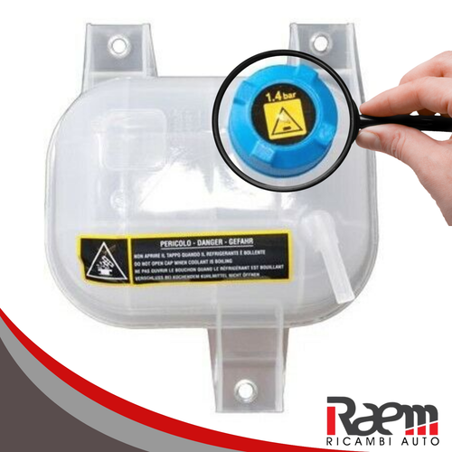 VASCHETTA ACQUA RADIATORE FIAT DOBLO CARGO 1.3 1.6 1.9 JTD MULTIJET - CON TAPPO - Imagen 3 de 4
