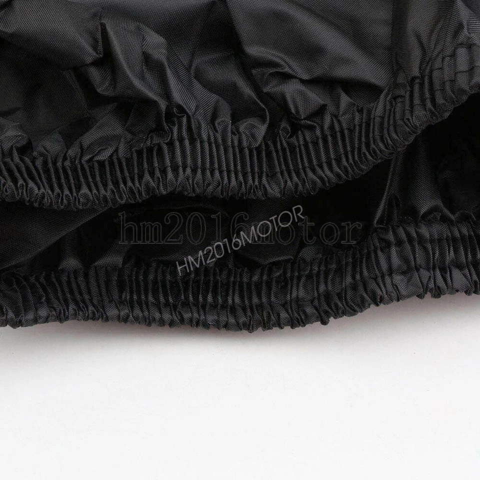 Cubierta protectora UV antipolvo XL para moto exterior color negro Foto 3 de 4