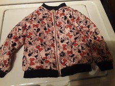 Girls Disney Collection by Tutu Couture Minnie Mouse Zippered Jacket Size 4T