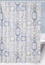 Creative Bath Seaside Fabric Shower Curtain Ocean Beach Seashells Sea Theme NEW