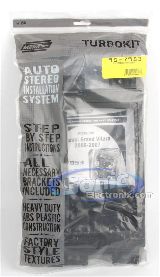 Metra 95-7953 Double-DIN dash kit for select 2006-2011 Suzuki Grand Vitara - Image 3 of 3