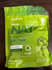 PRUVIT NAT KETO OS. Lime Time Flavor. 20 Packets NO BAG  EXP:02/26 