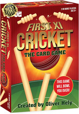 First XI Cricket Card Game – Fun Strategy Game for Kids & Adults,Travel-Friendly