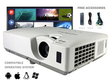 High Brightness 3LCD Projector for Startup Pitches, Business Meetings 2700 ANSI