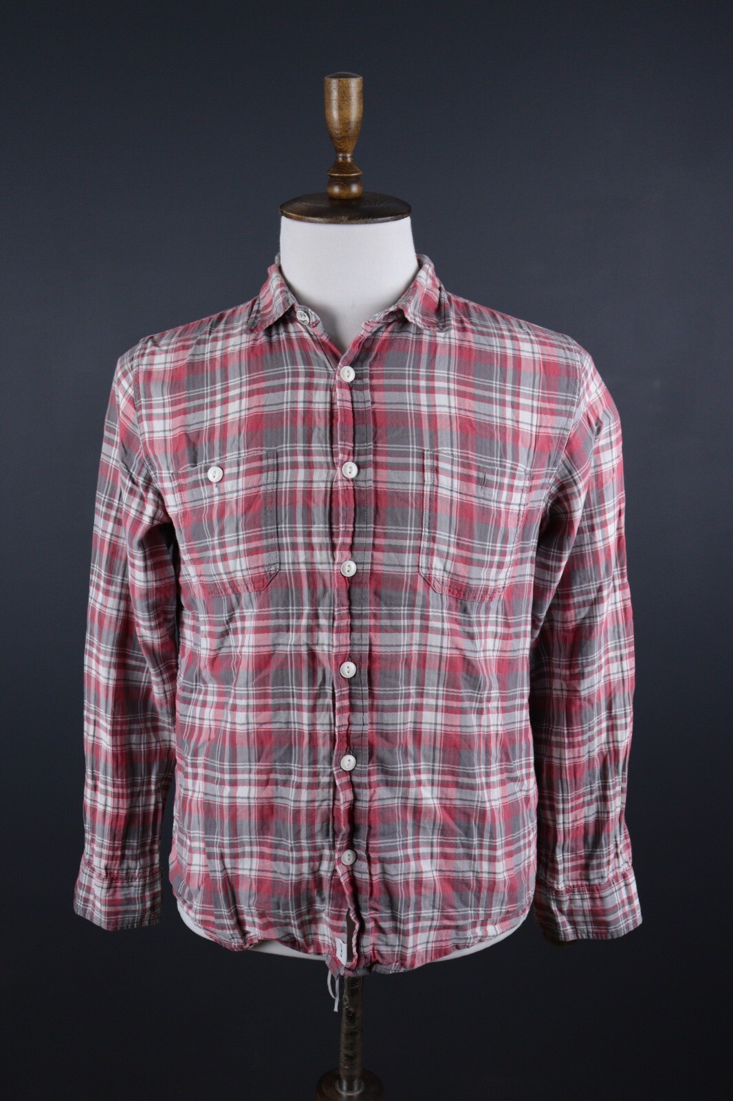 EDWIN Labour Multicolor Check Palid Button Down L… - image 1