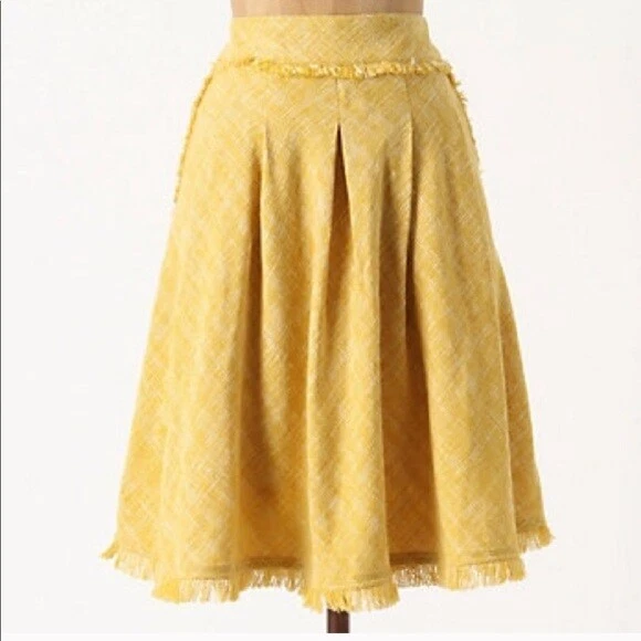 Mustard tweed skirt cheap