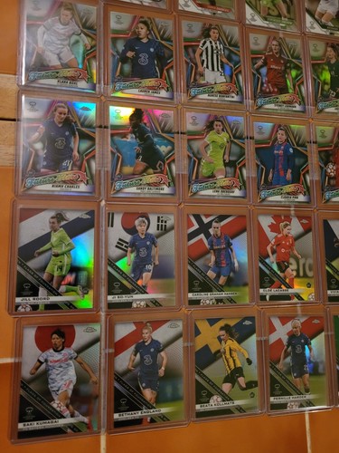 2022 Topps Chrome Women's UEFA Card Lot Base, Refractor, Future Stars, Soccer - Picture 2 of 14