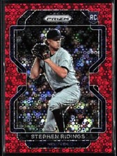 2022 Panini Prizm STEPHEN RIDINGS Rookie Red Donut Circles Disco Prizm /99