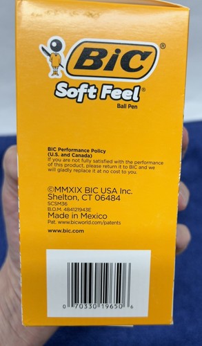 Bolígrafo retráctil BIC Soft Feel mediano, surtido, paquete de 36 (SH) - Imagen 4 de 4