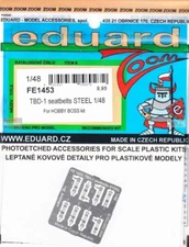 1/48 Eduard #FE1453 TBD-1 Devastator Zoom Seatbelts For HobbyBoss Kit