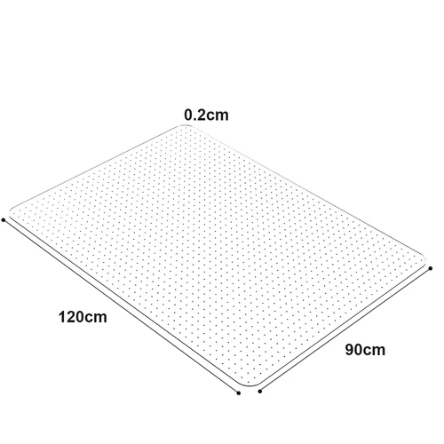 1 / 2x Marlow Chair Mat Carpet Hard Floor Protectors PVC Home Office Room Mats - Picture 12 of 17