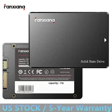 Fanxiang 2.5'' SATA SSD 1TB Internal SSD Hard Drive 550MB/s for PC Desktop Mac