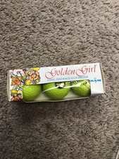 Golden Girl Golf Balls ( Box of 3) Ram Golf Corp Made in USA Yellow