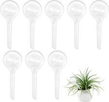 8 Pcs Clear Plant Watering Globes,Plastic Self-Watering Bulbs,Automatic Watering