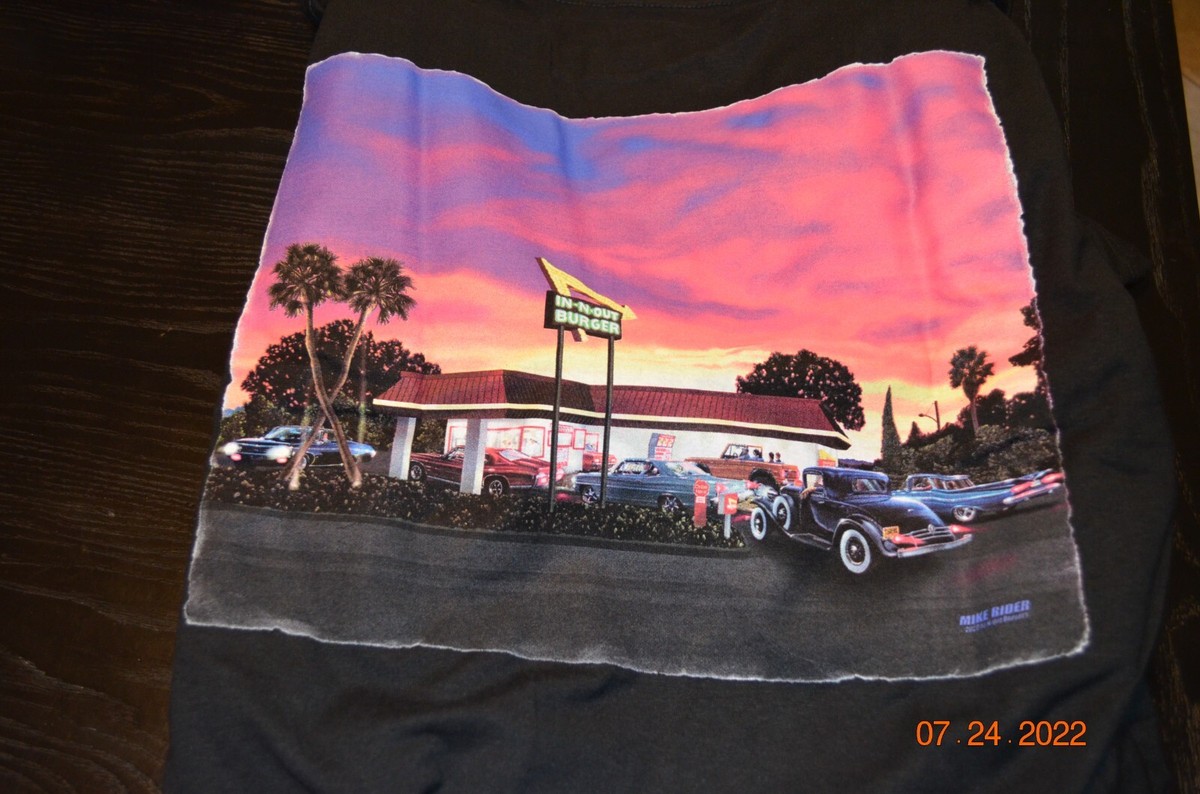 IN-N-OUT BURGER BLACK T-SHIRT - UTAH- ADULT X-LARGE | eBay