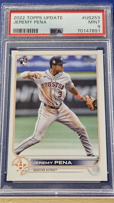 Topps Update MLB Jeremy Pena Auto RC レデ Jeremy Pena - 2022 Topps Update RC PSA 9 | eBay