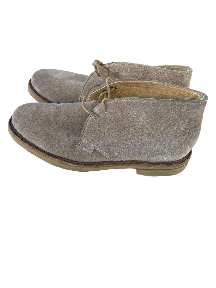Frye Oxford Suede Shoes Beige Leather Shoes Size 8.5 Frye Women main image 3