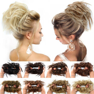 X Large Messy Bun Hair Piece Scrunchie Updo Wrap Hair Extensions