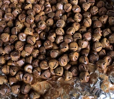 50 Primitive Rusty Jingle Bells Tin 13mm Craft Supplies 1/2" 1/2 inch Christmas*