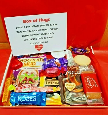 Hug In A Box Gift Mini Hamper - Friend Gift Thinking of you / Get well soon