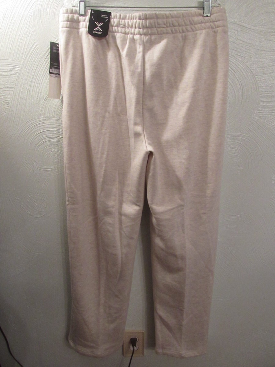 パンツ RONRON SIDE LACE TRACK SWEAT PANTS OATMEAL XERSION men's sweat regular fit open bottom pants oatmeal