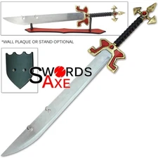 Medieval Crusader Holy Cross Templar Knight Claymore Broad Sword Cosplay Replica