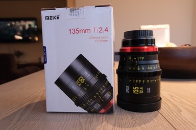Meike 135mm FF  T2.4 EF-Mount Cine Prime  Lens for  Canon